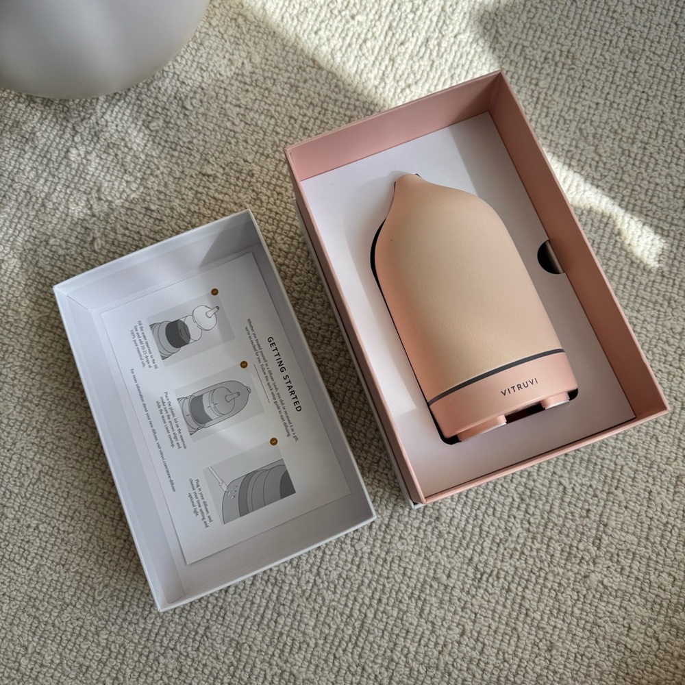 VITRUVI | Stone Diffuser In Suede Pink Diffuser - Picture 5 of 11